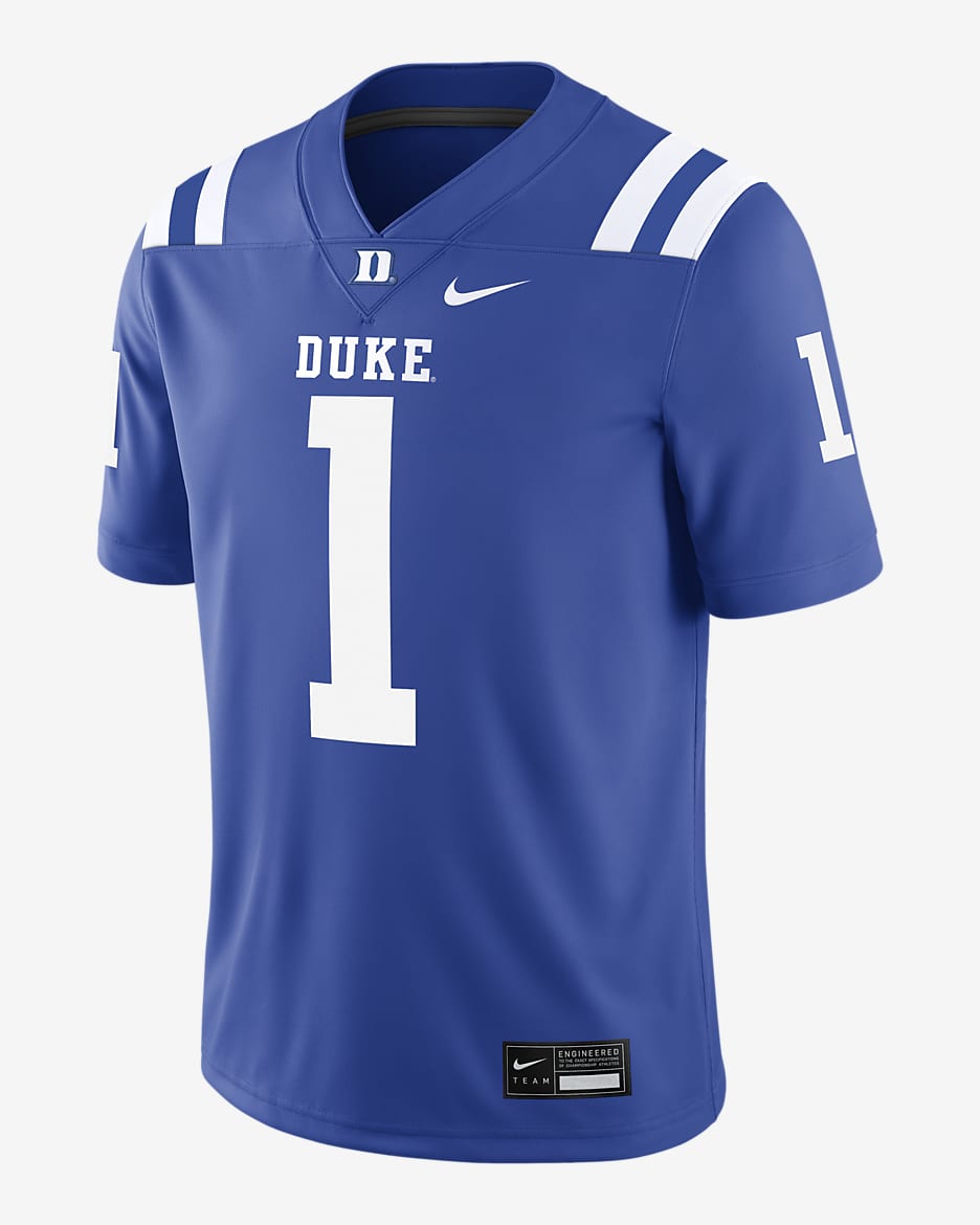 Men s Nike 1 Royal Duke Blue Devils Game Jersey Size Medium